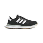 adidas Ladies S2G 26 Textile Spikeless Golf Shoes - Core Black/White/Wonder Sage UK 5