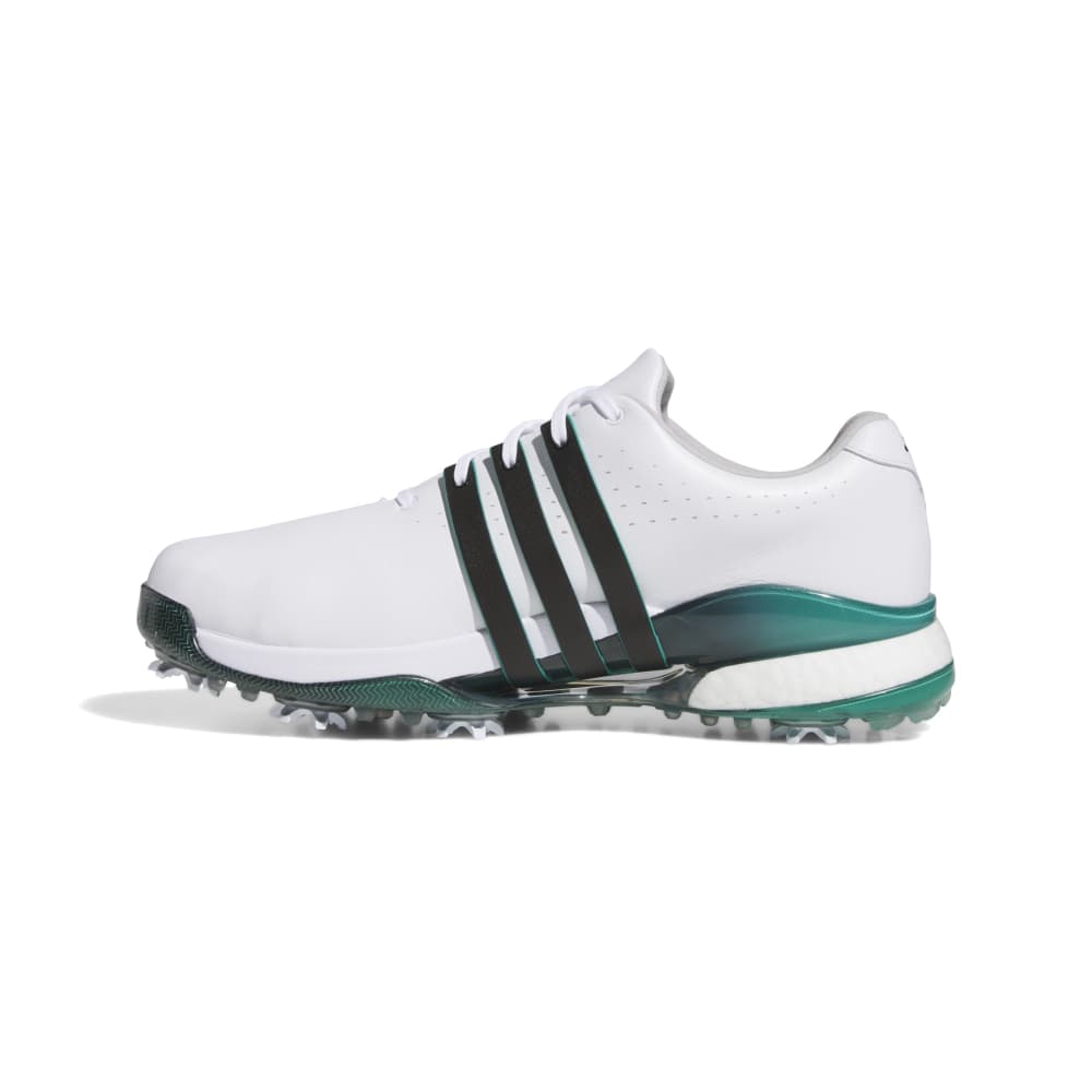 adidas Mens TOUR 360 24 Golf Shoes Shoes White/Black/Aurora Ivy