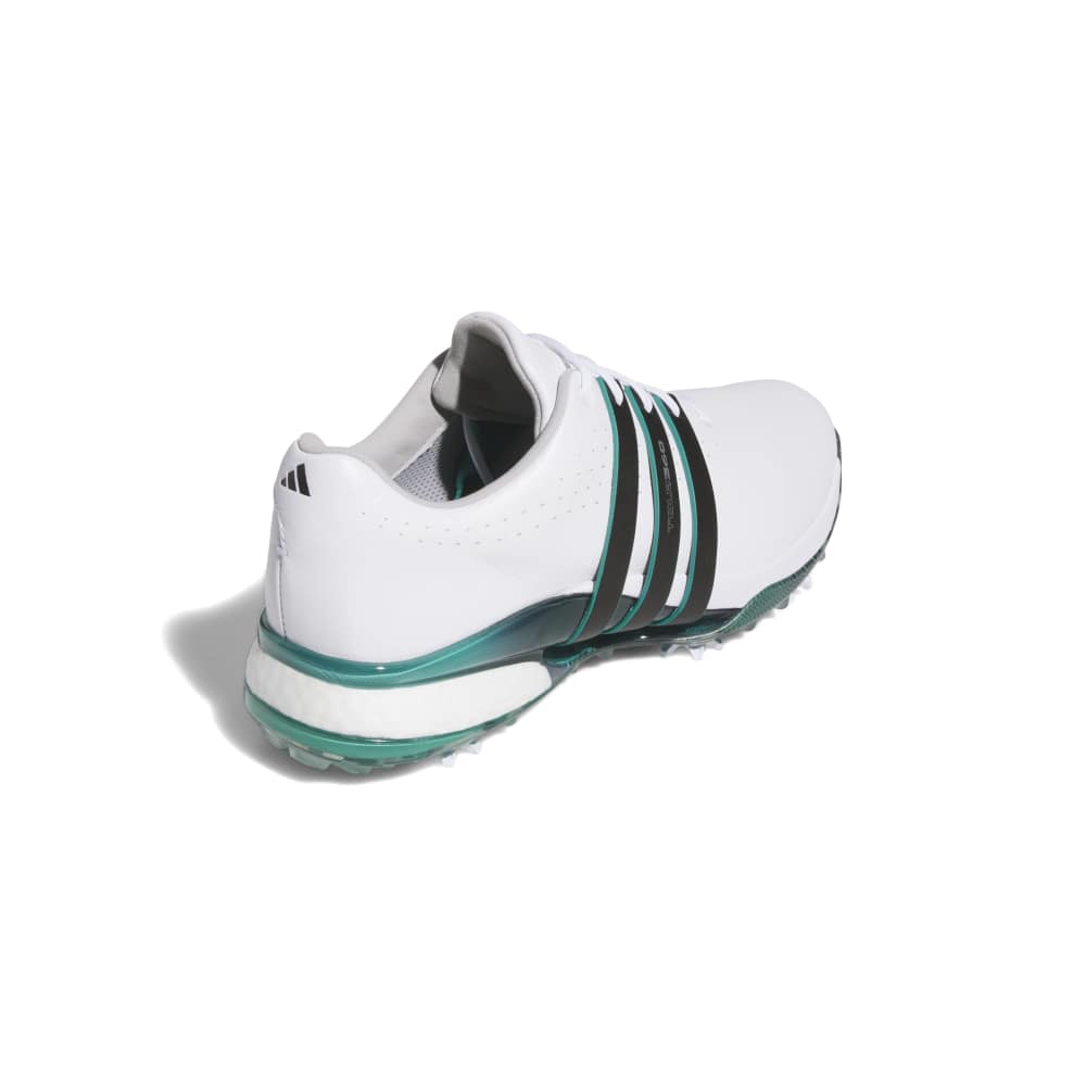 adidas Mens TOUR 360 24 Golf Shoes Shoes White/Black/Aurora Ivy