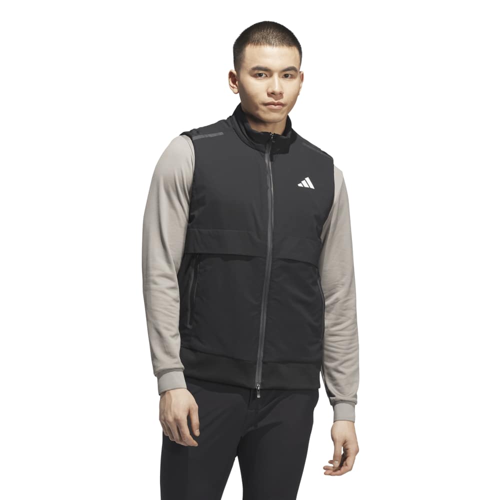 adidas Ultimate365 Tour Frostguard Full Zip Vest - Black