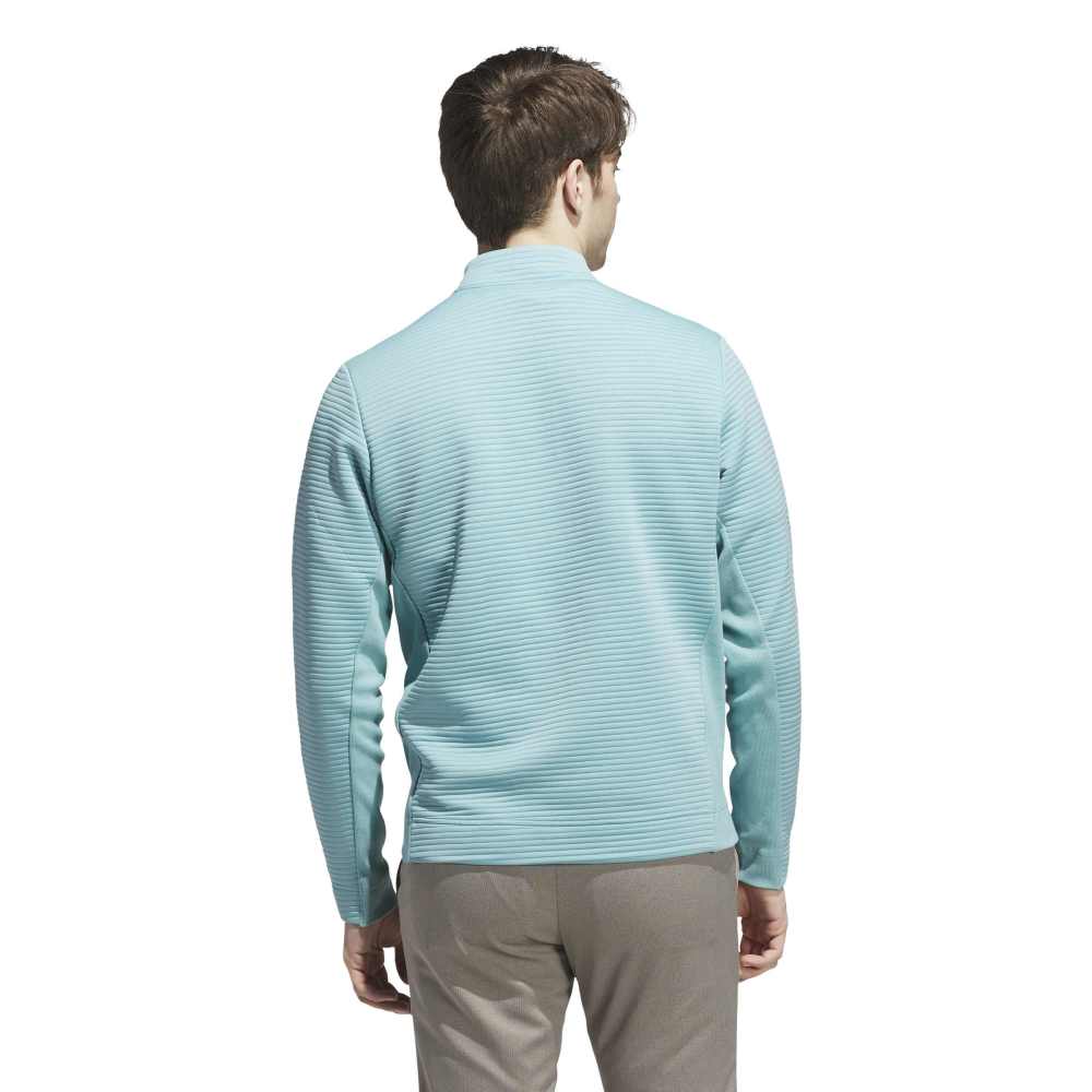 adidas ULTIMATE365 DWR Textured Quarter ZIP Sweatshirt - Mint