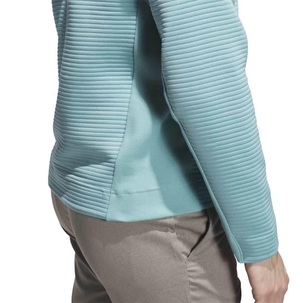 adidas ULTIMATE365 DWR Textured Quarter ZIP Sweatshirt - Mint