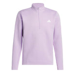 adidas ULTIMATE365 DWR Textured Quarter ZIP Sweatshirt - Powder Plum