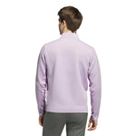 adidas ULTIMATE365 DWR Textured Quarter ZIP Sweatshirt - Powder Plum