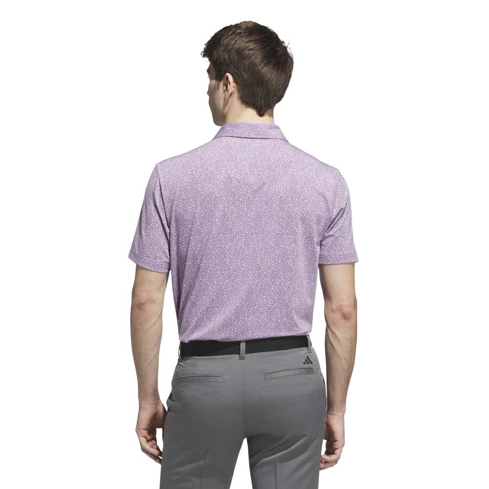 adidas Ultimate365 Mini Bunker Polo Shirt Powder Plum