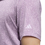 adidas Ultimate365 Mini Bunker Polo Shirt Powder Plum