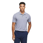 adidas Performance Textured Polo Shirt White / Collegiate Navy
