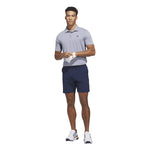 adidas Performance Textured Polo Shirt White / Collegiate Navy