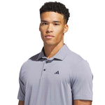 adidas Performance Textured Polo Shirt White / Collegiate Navy
