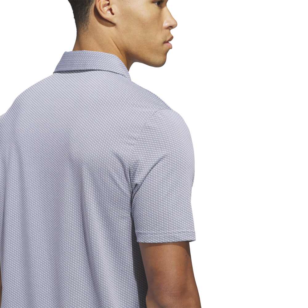 adidas Performance Textured Polo Shirt White / Collegiate Navy