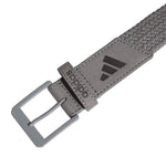 adidas Mens Braided Stretch Belt - Grey Three