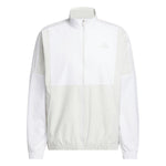 adidas Mens Beyond Twistweave Full Zip Golf Windbreaker Orbit Grey