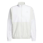 adidas Mens Beyond Twistweave Full Zip Golf Windbreaker Orbit Grey