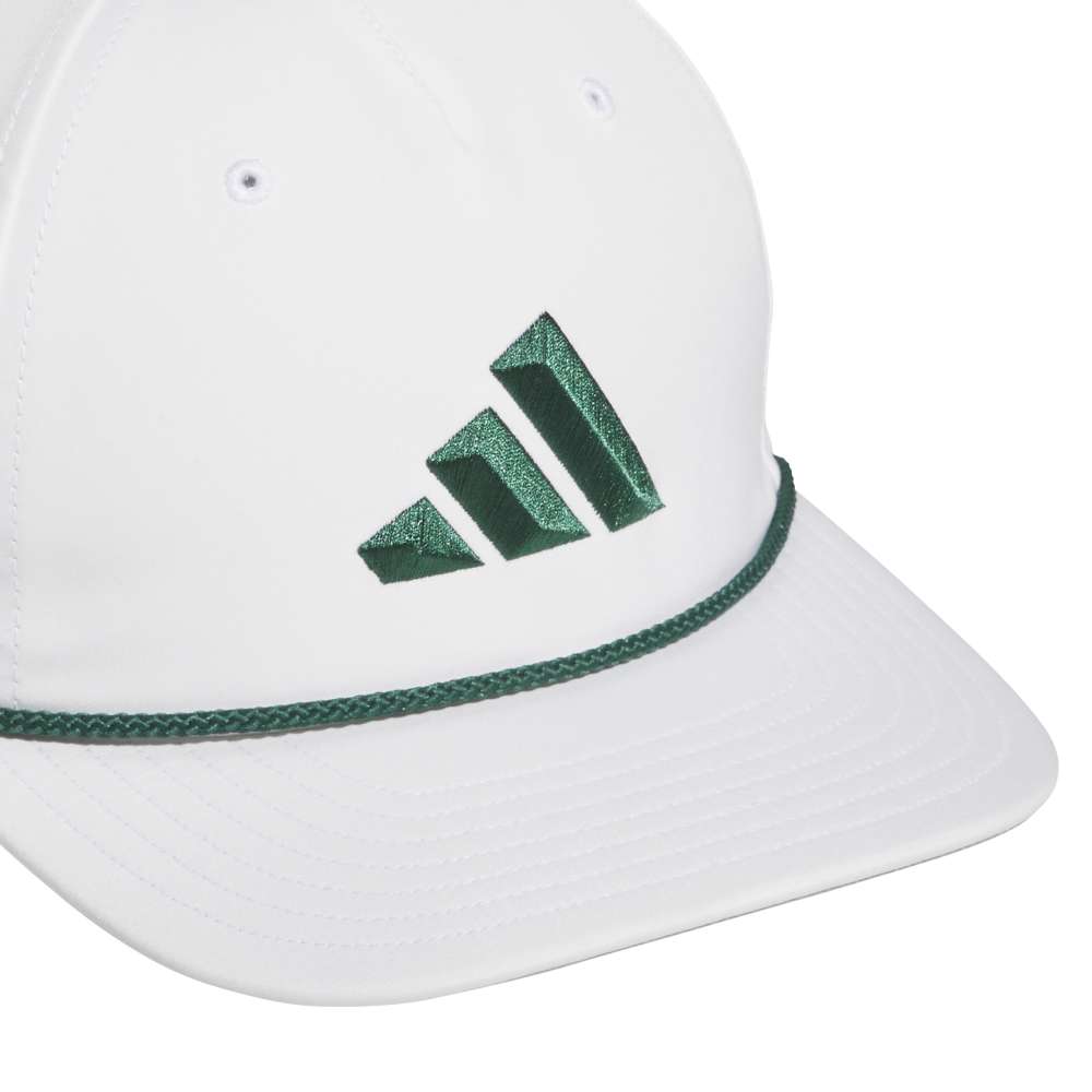 adidas Mens Tour 5-panel Cap White/Collegiate Green