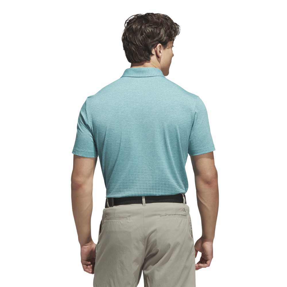 adidas Go-to Rise Print Polo Shirt Pure Teal