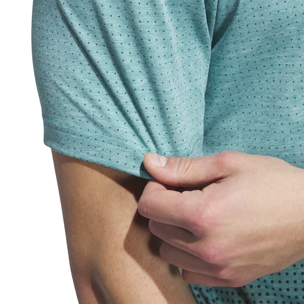 adidas Go-to Rise Print Polo Shirt Pure Teal