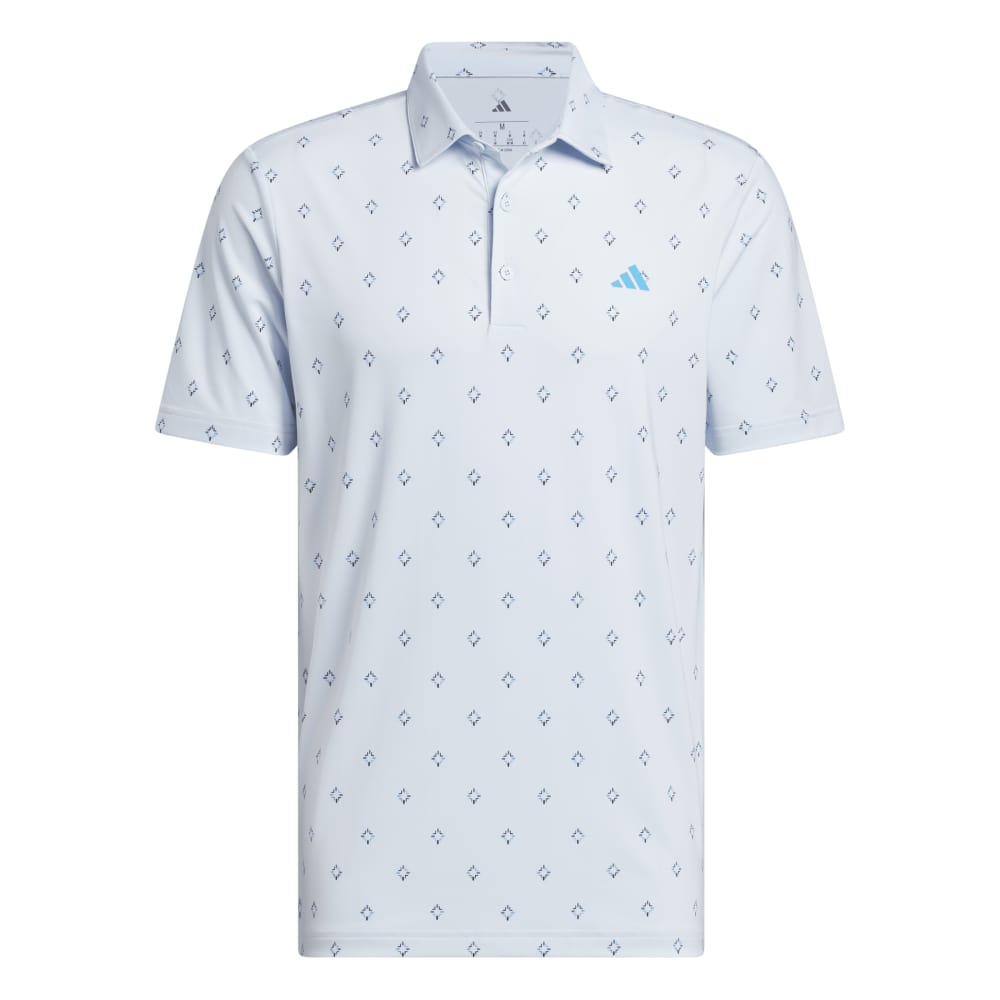 adidas Ultimate365 Escape Print Golf Polo - Crystal Sky | KB1375