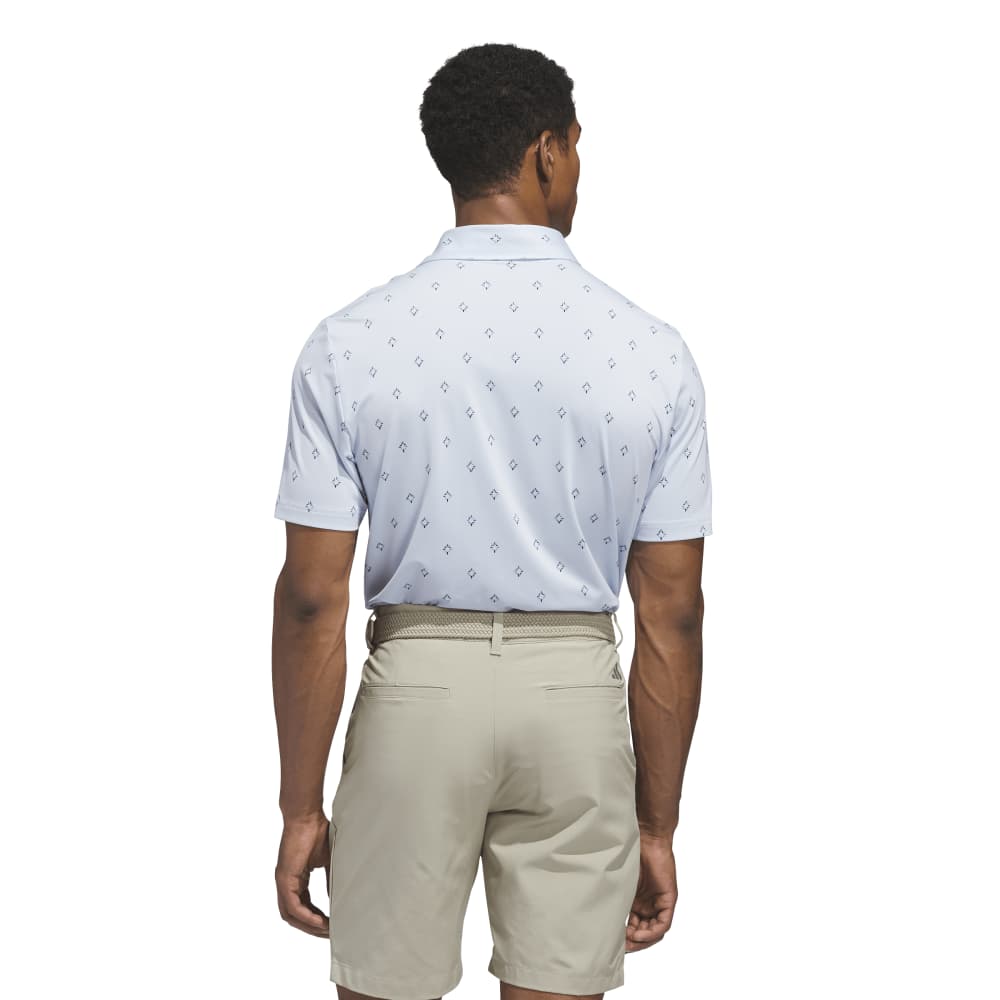 adidas Ultimate365 Escape Print Golf Polo - Crystal Sky | KB1375