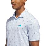 adidas Ultimate365 Escape Print Golf Polo - Crystal Sky | KB1375