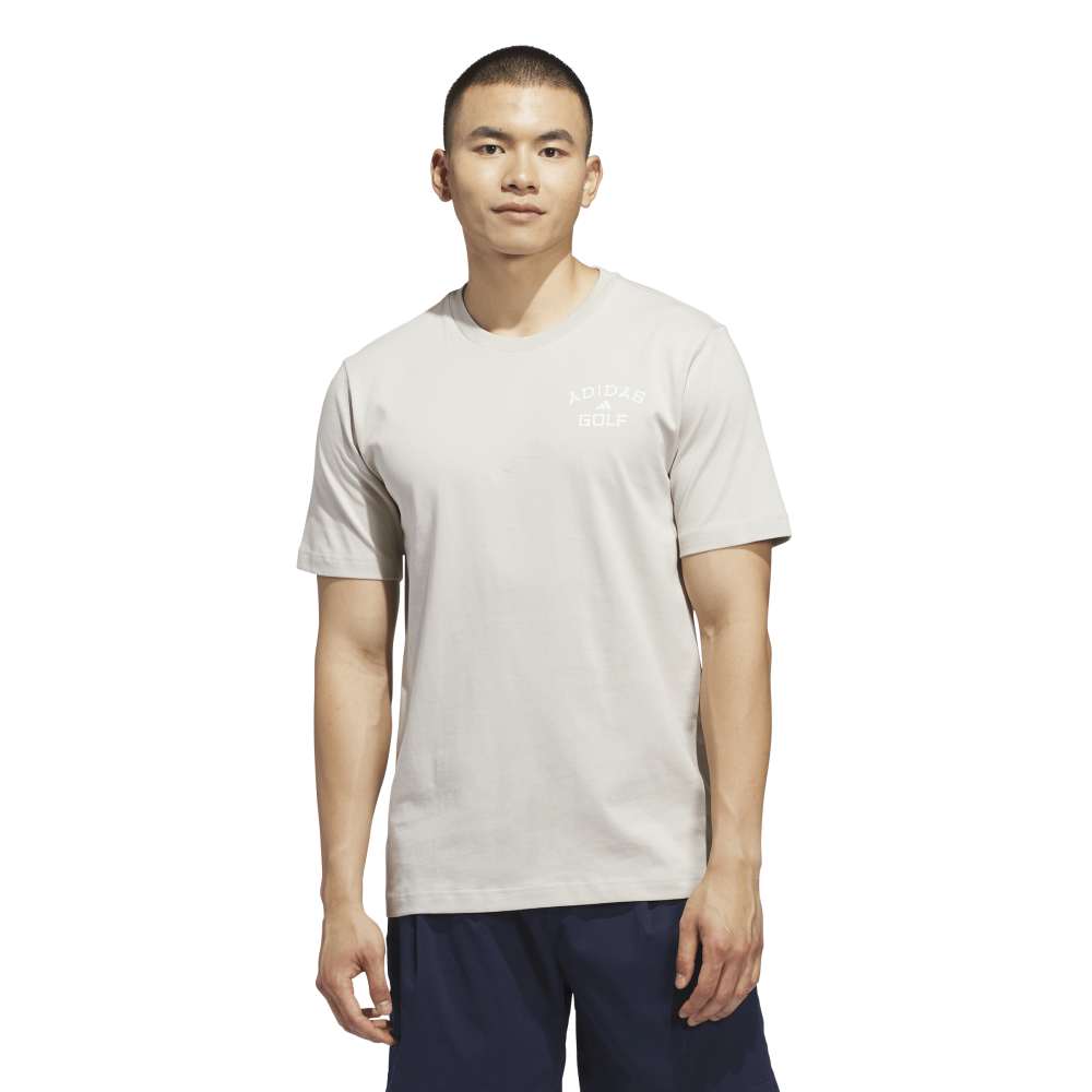 adidas Golf Chip Shot Graphic T-Shirt - Wonder Alumina | KB2415