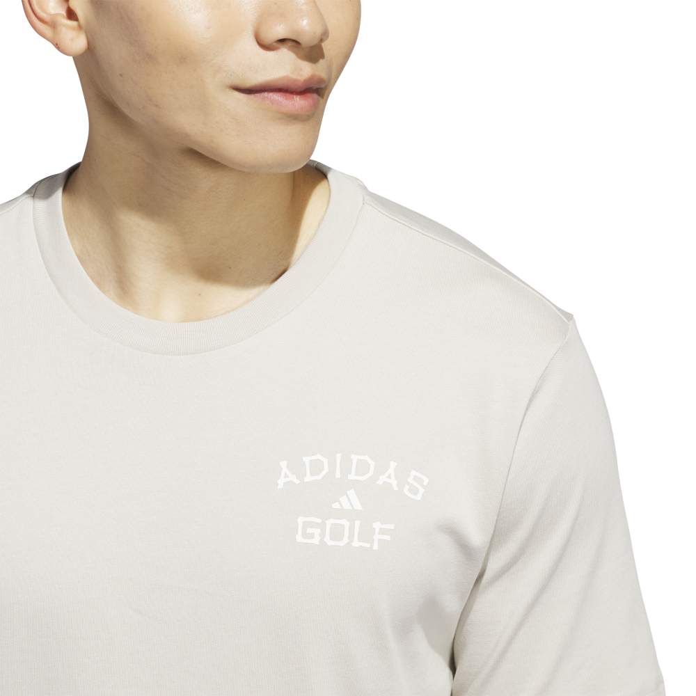 adidas Golf Chip Shot Graphic T-Shirt - Wonder Alumina | KB2415