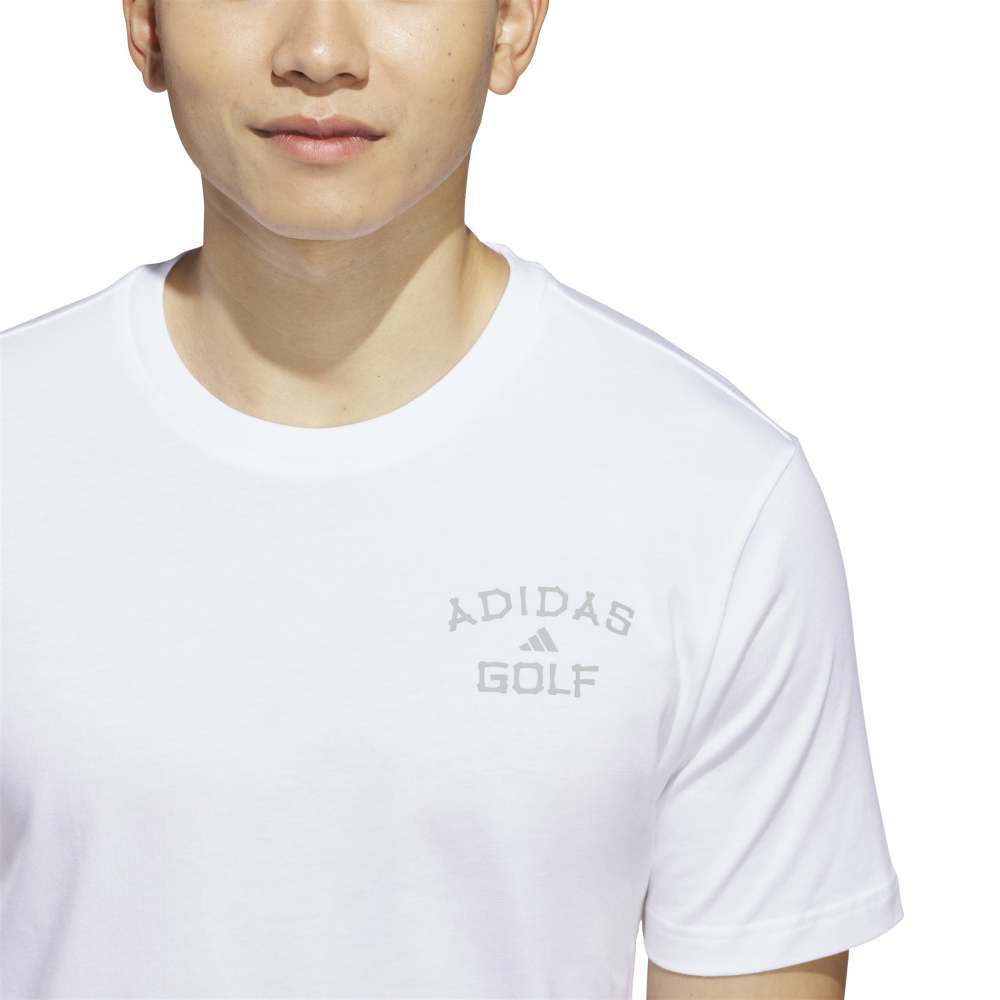 adidas Golf Chip Shot Graphic T-Shirt - White | KB2416