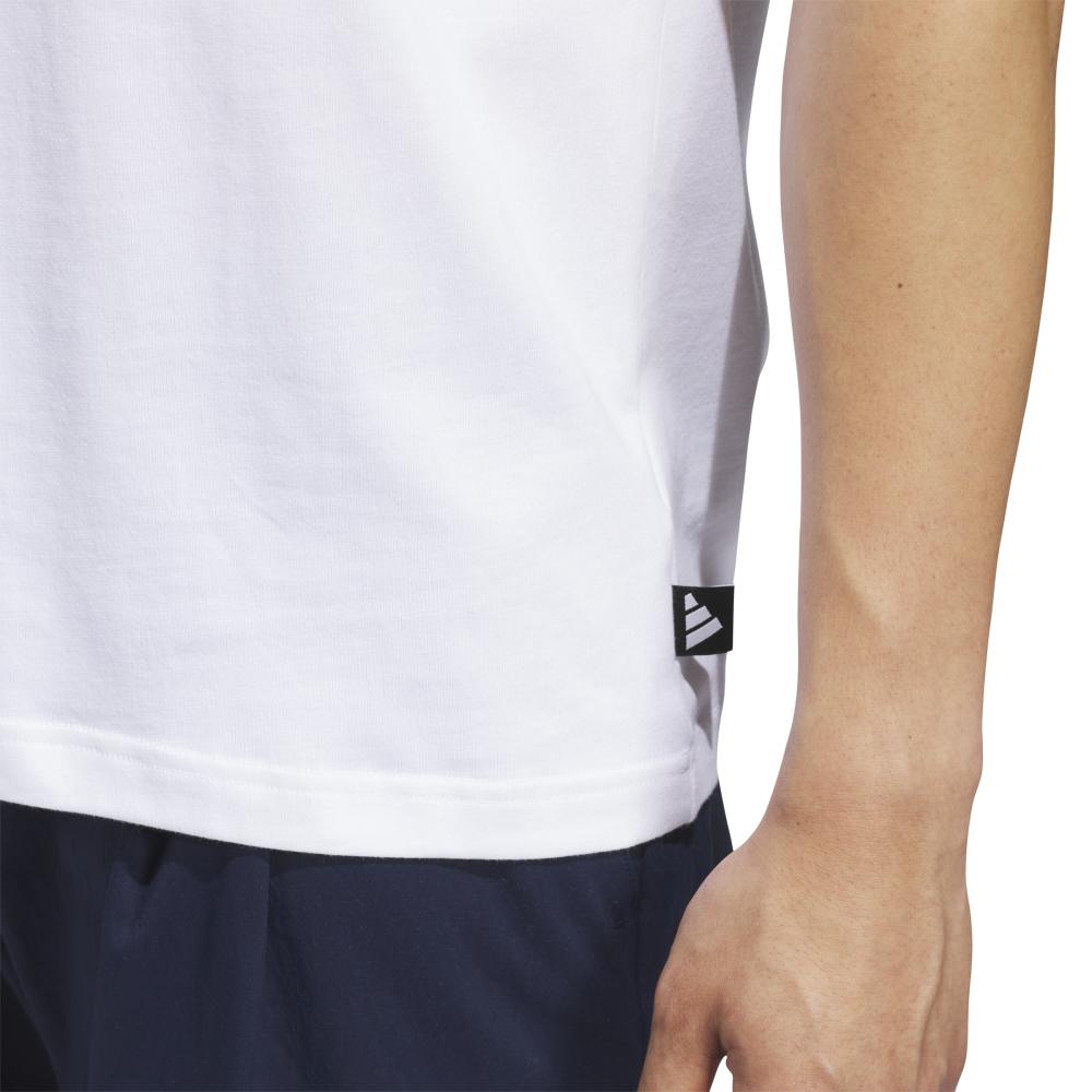 adidas Golf Chip Shot Graphic T-Shirt - White | KB2416