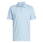 adidas Performance Two-Colour Golf Polo - Crystal Sky | KB6790