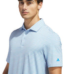 adidas Performance Two-Colour Golf Polo - Crystal Sky | KB6790