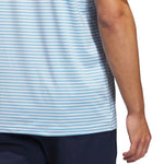 adidas Performance Two-Colour Golf Polo - Crystal Sky | KB6790