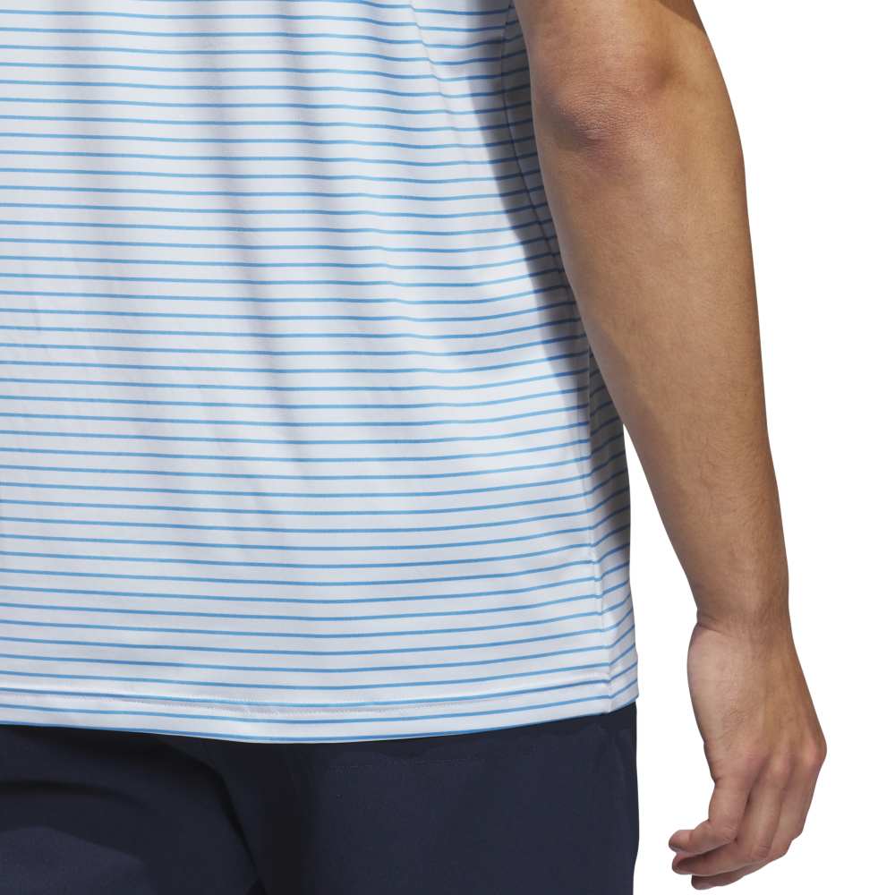 adidas Performance Two-Colour Golf Polo - Crystal Sky | KB6790