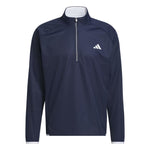 adidas Mens Ultimate365 Durable Water Repellent Wind Quarter Zip Mid Layer Collegiate Navy/White KC1122