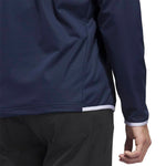 adidas Mens Ultimate365 Durable Water Repellent Wind Quarter Zip Mid Layer Collegiate Navy/White KC1122
