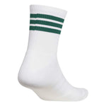 adidas 3 Stripe Half Crew Socks - White