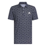 adidas Ultimate365 Mesh Print Climacool Polo Shirt Collegiate Navy