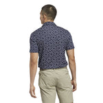 adidas Ultimate365 Mesh Print Climacool Polo Shirt Collegiate Navy