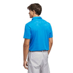 adidas Ultimate Textured Jacquard Golf Polo - Lucid Ray Blue | KE7711