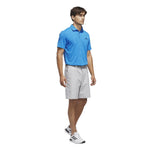 adidas Ultimate Textured Jacquard Golf Polo - Lucid Ray Blue | KE7711