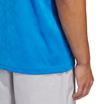 adidas Ultimate Textured Jacquard Golf Polo - Lucid Ray Blue | KE7711