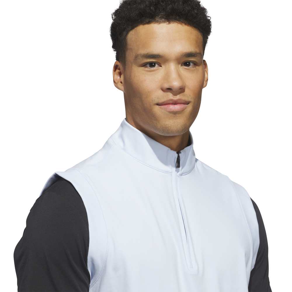 adidas Ultimate Classic Quarter-Zip Vest - Crystal Sky | KF0098