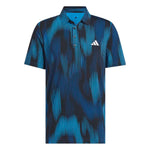 adidas Tour Coolfeather Golf Polo Shirt - Lucid Ray Blue | KG3020