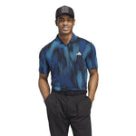 adidas Tour Coolfeather Golf Polo Shirt - Lucid Ray Blue | KG3020