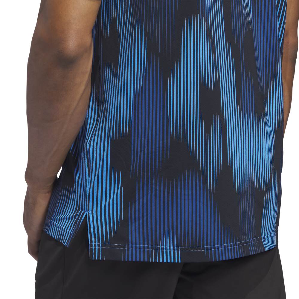 adidas Tour Coolfeather Golf Polo Shirt - Lucid Ray Blue | KG3020