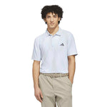 adidas Tour Coolfeather Golf Polo Shirt - Crystal Sky | KG3022