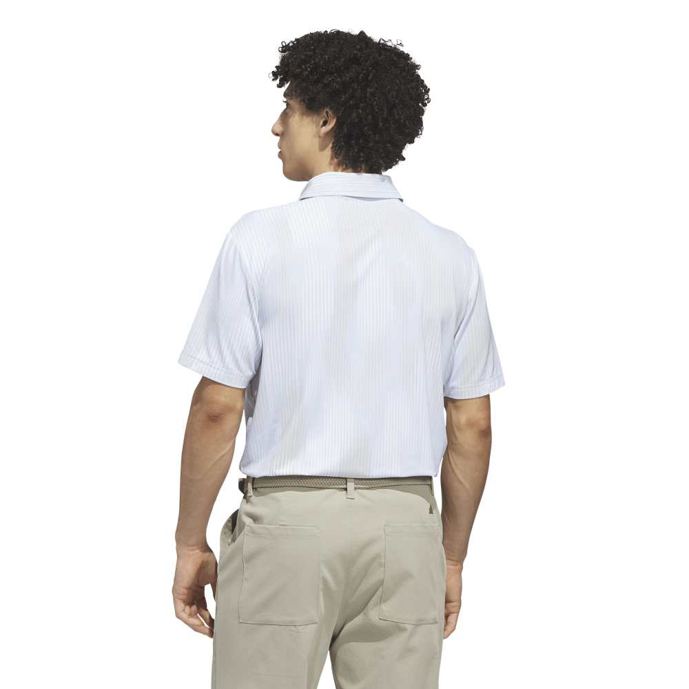 adidas Tour Coolfeather Golf Polo Shirt - Crystal Sky | KG3022