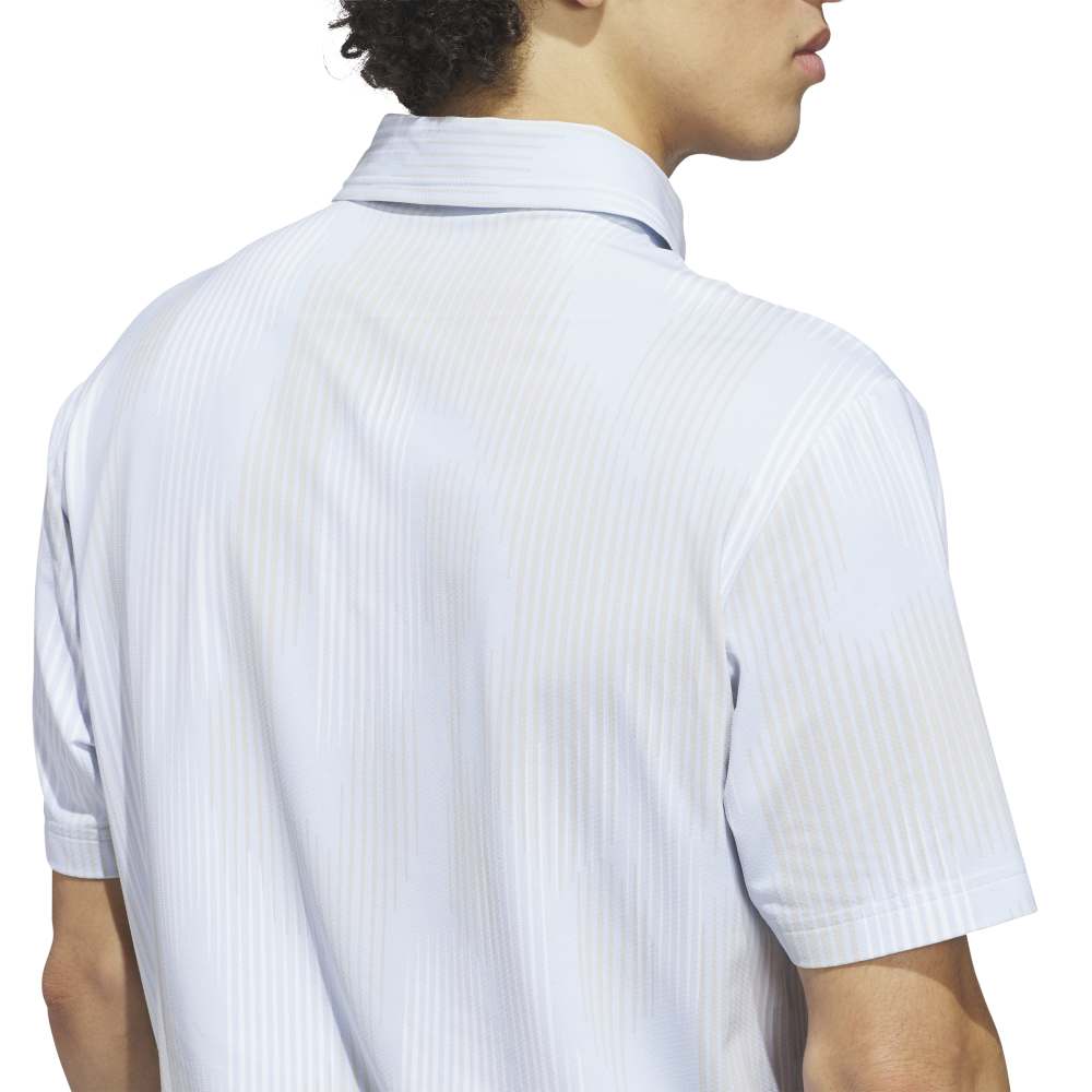 adidas Tour Coolfeather Golf Polo Shirt - Crystal Sky | KG3022