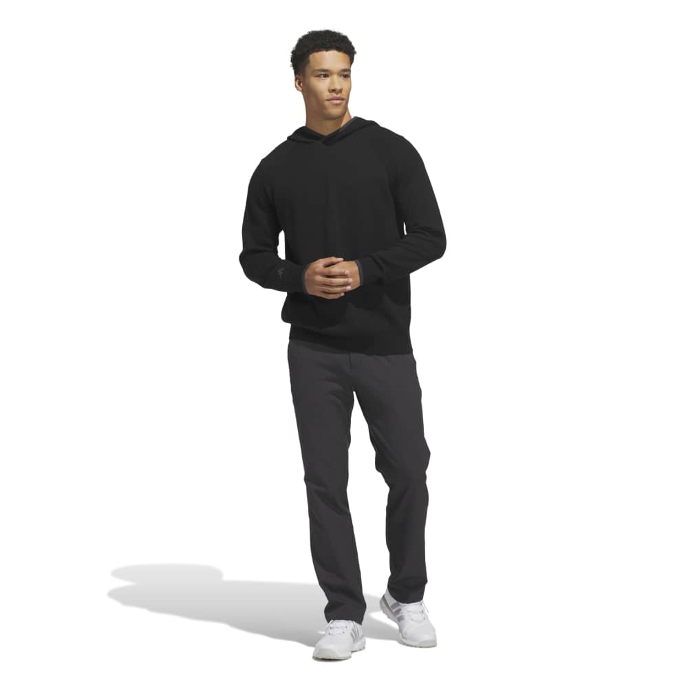 adidas Mens Ultimate365 Tour Twistknit Hoodie Black KG4686