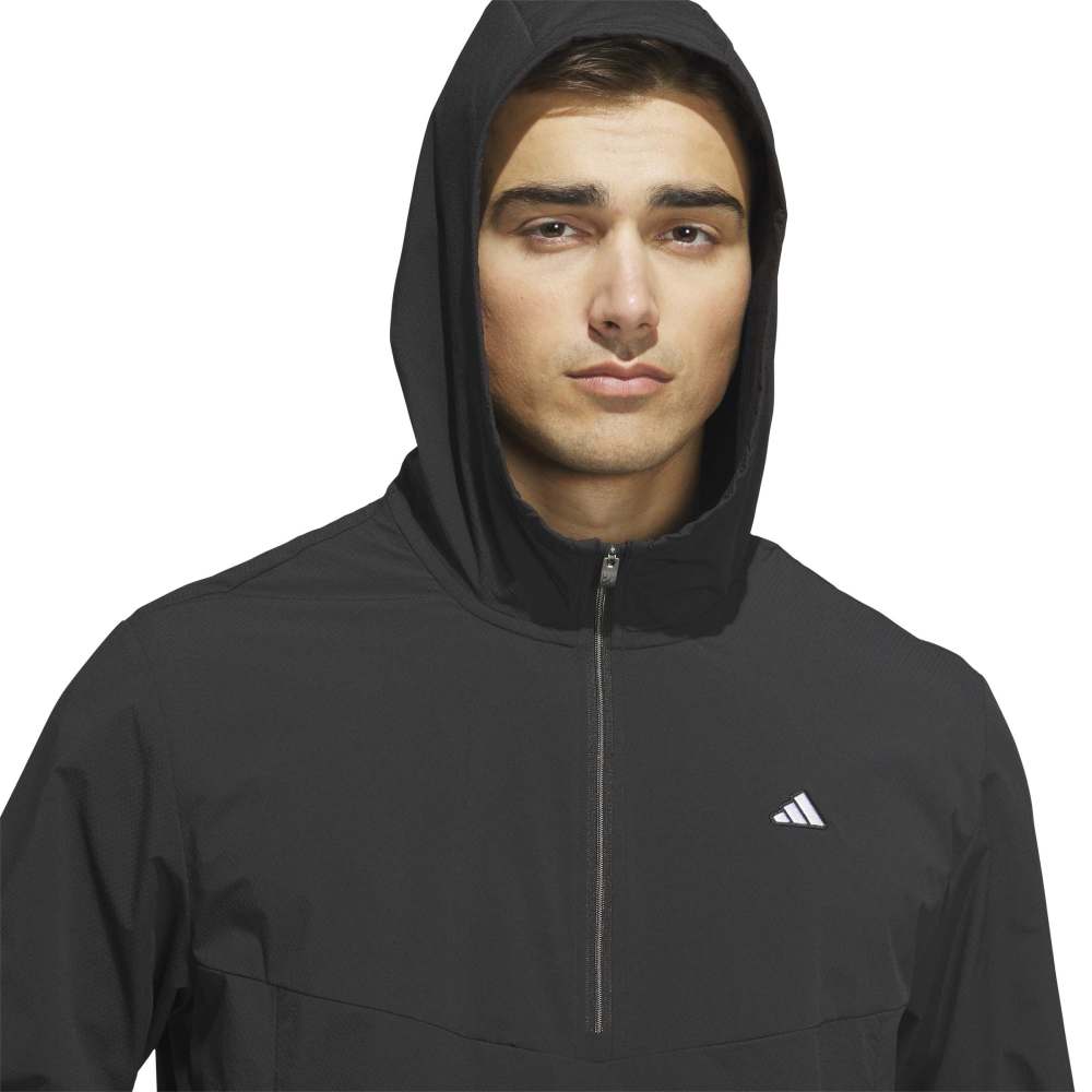 adidas Mens Ultimate365+ Clima365 Course Control Anorak Jacket Black KG4846