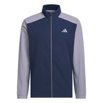 adidas Mens Ultimate365 Textured Wind Golf Jacket Slate/Collegiate Navy