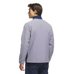 adidas Mens Ultimate365 Textured Wind Golf Jacket Slate/Collegiate Navy